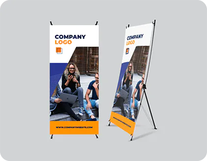 Desain dan Cetak X-Banner