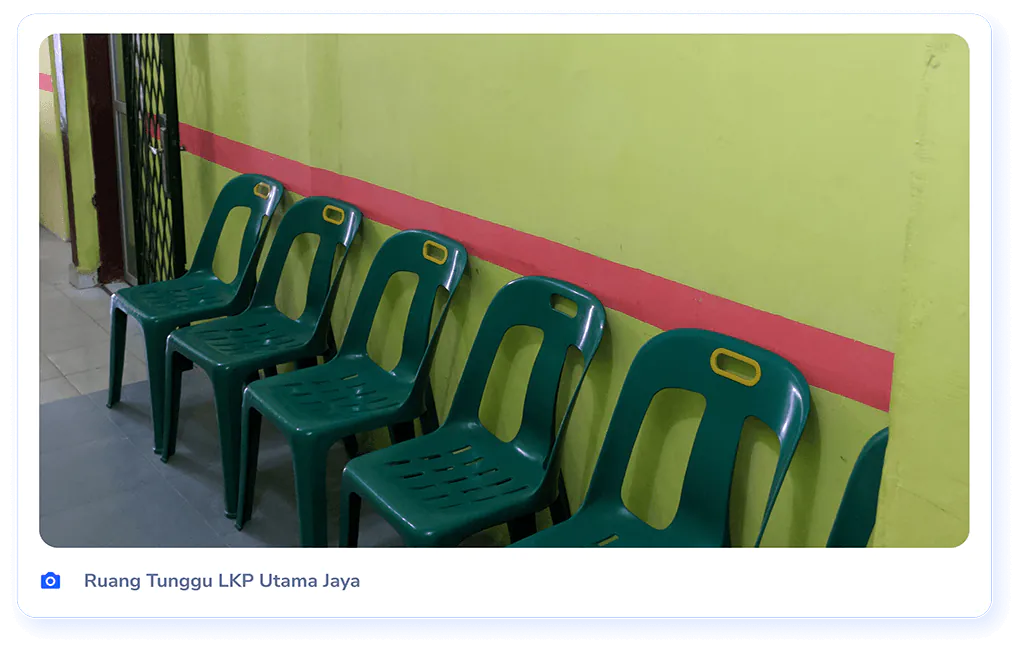 Ruang Tunggu LKP Utama Jaya